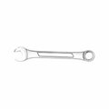 Dendesigns 12 mm with 12 Point Box End, Raised Panel, 5.62 in. Long Chrome Combination Wrench DE1815194